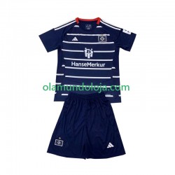 Camisola Hamburger SV Criança Equipamento Segundo 2024-2025 Manga Curta